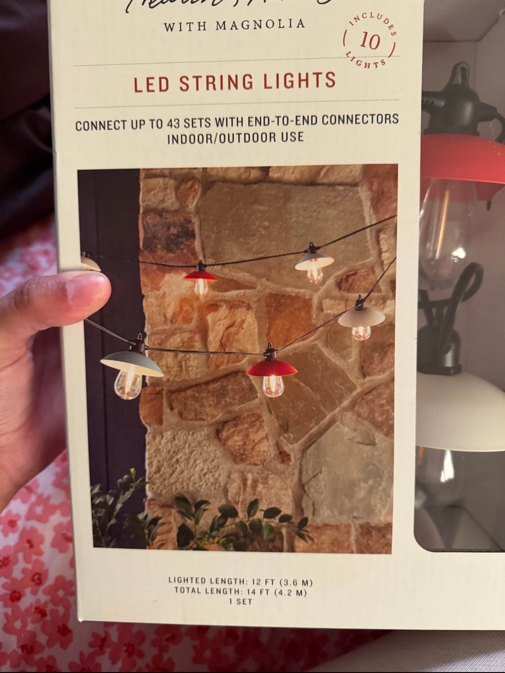 Red and White LED String Lights - Picture 2 of 5